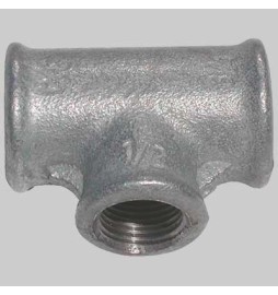 TEE RIDOTTO ZINCATO - 2" x 1" x 2"