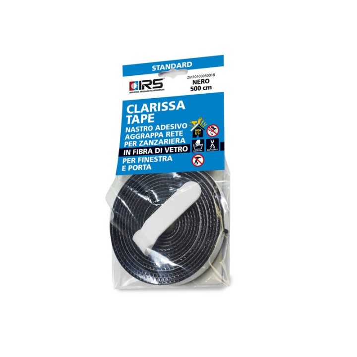 NASTRO RETE ZANZARIERA CLARISSA 5 M NERO