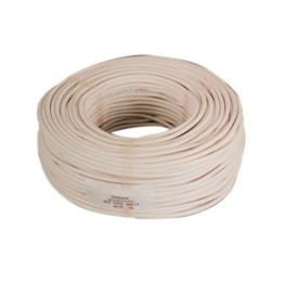 CAVO ELETTRICO H05VV-F SEZ 2X0,75 MM BIANCO