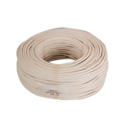 CAVO ELETTRICO H05VV-F SEZ 2X1,50 MM BIANCO