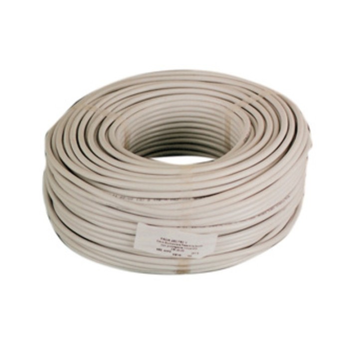 CAVO ELETTRICO H05VV-F SEZ 3X0,75 MM BIANCO