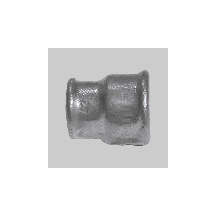 MANICOTTO RIDOTTO FEMMINA/FEMMINA ZINCATO - 2" x 1"1/4