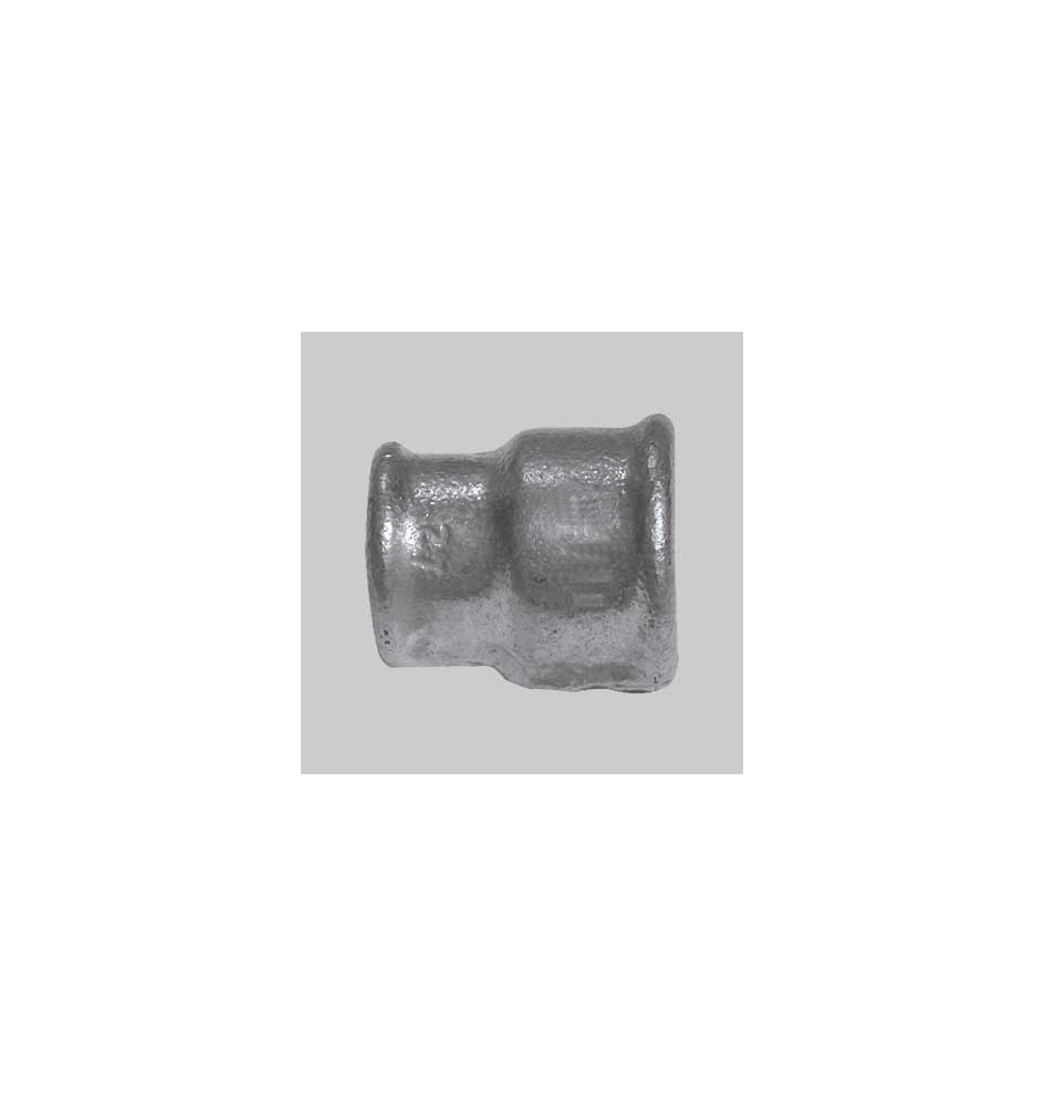 MANICOTTO RIDOTTO FEMMINA/FEMMINA ZINCATO - 2" x 1"1/2