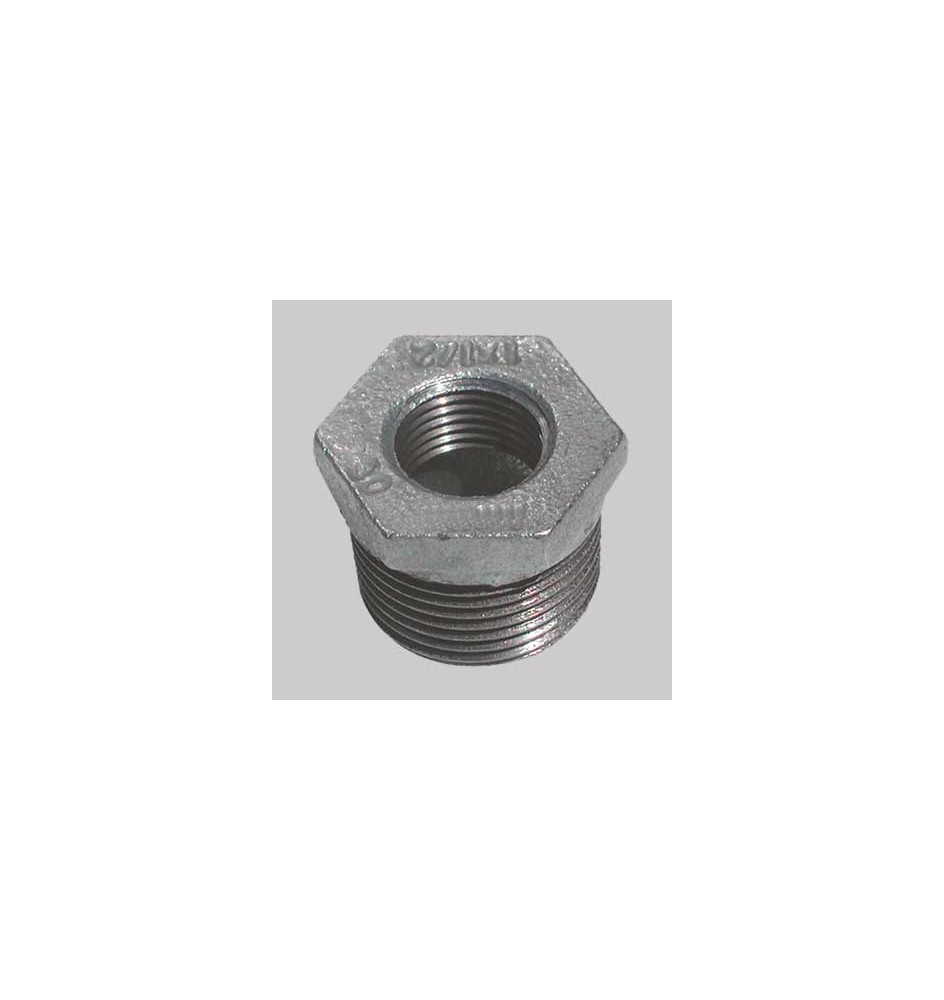 RIDUZIONE MASCHIO/FEMMINA ZINCATA - 2" x 1"