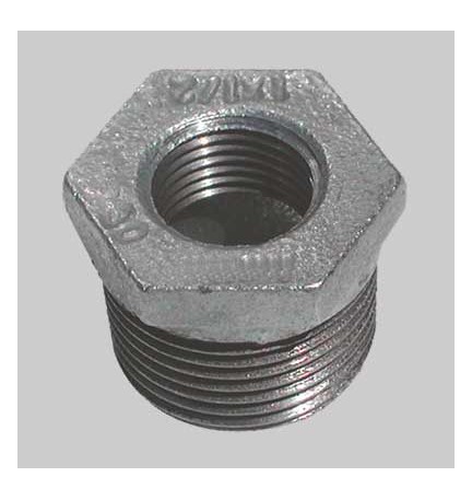 RIDUZIONE MASCHIO/FEMMINA ZINCATA - 4" x 3"