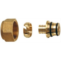 KIT PER TUBO MULTISTRATO 24x19 CALOTTA GIALLA Diam. 18 x 2.5