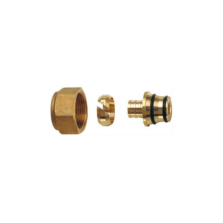 KIT PER TUBO MULTISTRATO 24x19 CALOTTA GIALLA Diam. 18 x 2.5