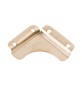 FERMASPECCHI LISCIO ACCIAIO NICHELATO 30X30 MM
