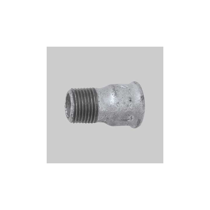 MANICOTTO RIDOTTO MASCHIO/FEMMINA ZINCATO - 1" x 1/2