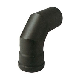 GOMITO P/STUFA A PELLET 90 ATTACCO MF D 8 CM NERO OPACO