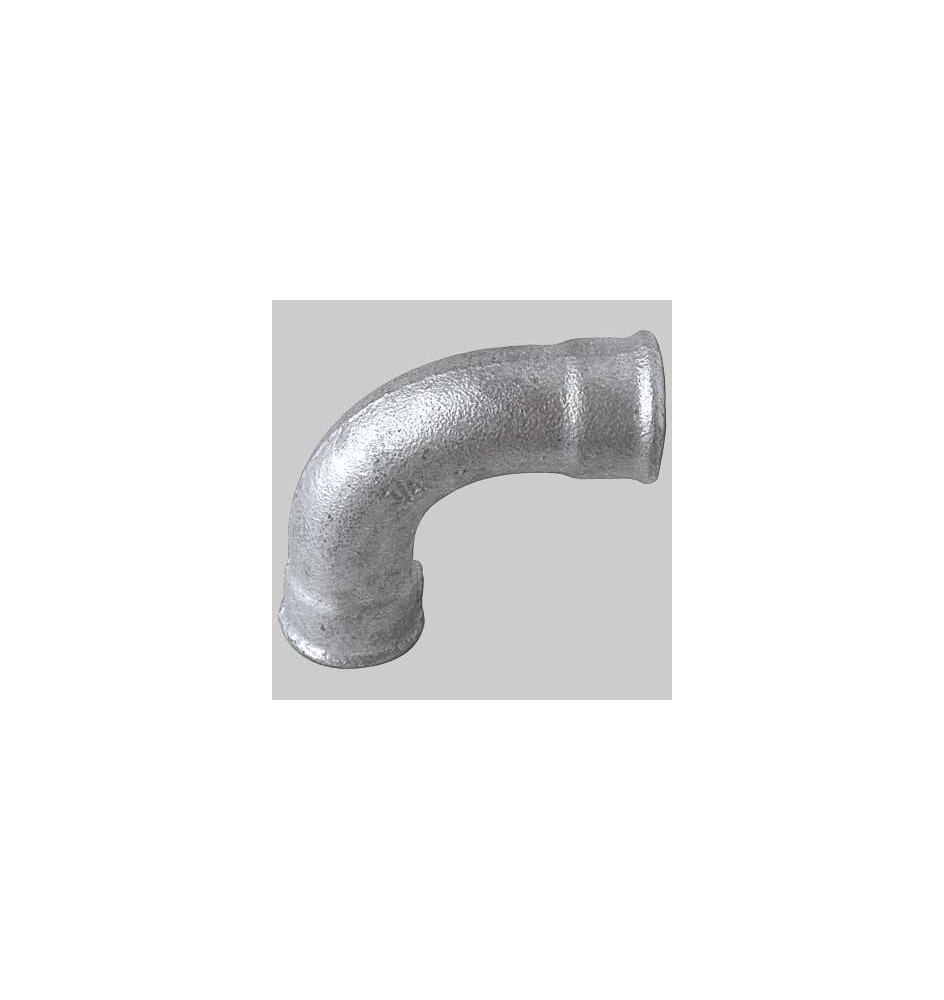 CURVA A 90° FEMMINA/FEMMINA ZINCATA - 1/2