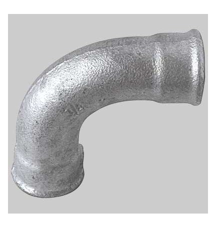CURVA A 90° FEMMINA/FEMMINA ZINCATA - 1"1/2