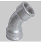 CURVA A 45° FEMMINA/FEMMINA ZINCATA - 3"