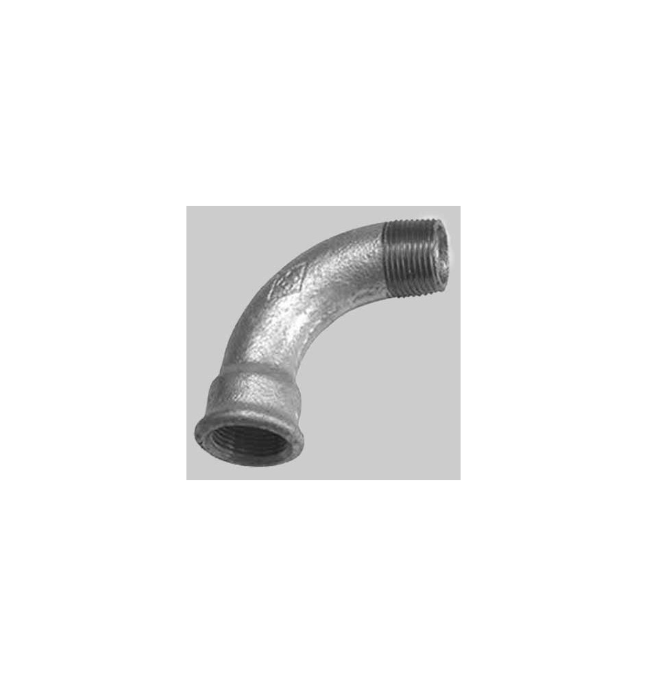 CURVA A 90° MASCHIO/FEMMINA ZINCATA - 2"