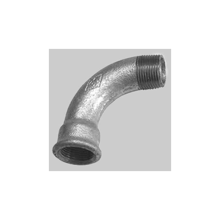CURVA A 90° MASCHIO/FEMMINA ZINCATA - 3"
