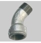 CURVA A 45° MASCHIO/FEMMINA ZINCATA - 3"