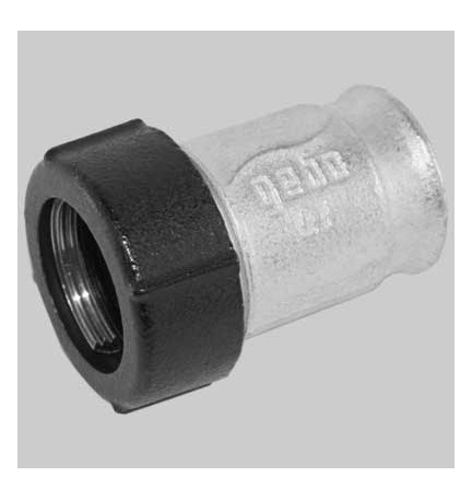 RACCORDO A COMPRESSIONE IN GHISA FEMMINA - 2" x 59