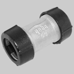 RACCORDO A COMPRESSIONE IN GHISA DOPPIO - 24,6 - 27,3 DN 20