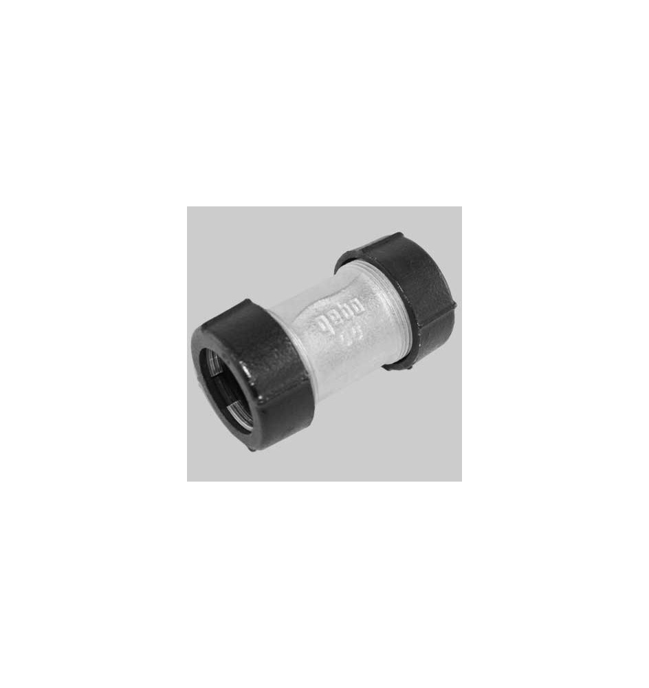 RACCORDO A COMPRESSIONE IN GHISA DOPPIO - 31,4 - 34,2 DN 25