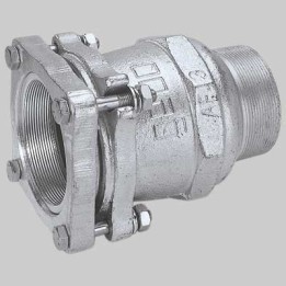 RACCORDO A COMPRESSIONE MASCHIO FLANGIATO - 2"1/2 - (76,1)