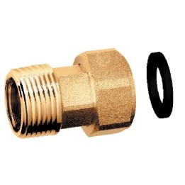RACCORDO DI GIUNZIONE CON CALOTTA MOBILE MF 1" F X 1" M