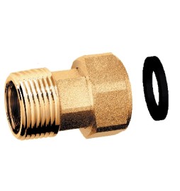 RACCORDO DI GIUNZIONE CON CALOTTA MOBILE MF 1" F X 1" M