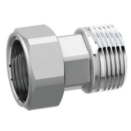 RACCORDO DI GIUNZIONE IN OTTONE CROMATO CON CALOTTA MOBILE 3/4"