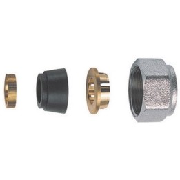 KIT DI TENUTA IN GOMMA A COMPRESSIONE PER TUBO RAME IN 4 PZ (FAR) Diam. 12