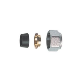 KIT DI TENUTA IN GOMMA A COMPRESSIONE PER TUBO RAME IN 3 PZ (FAR) Diam. 16
