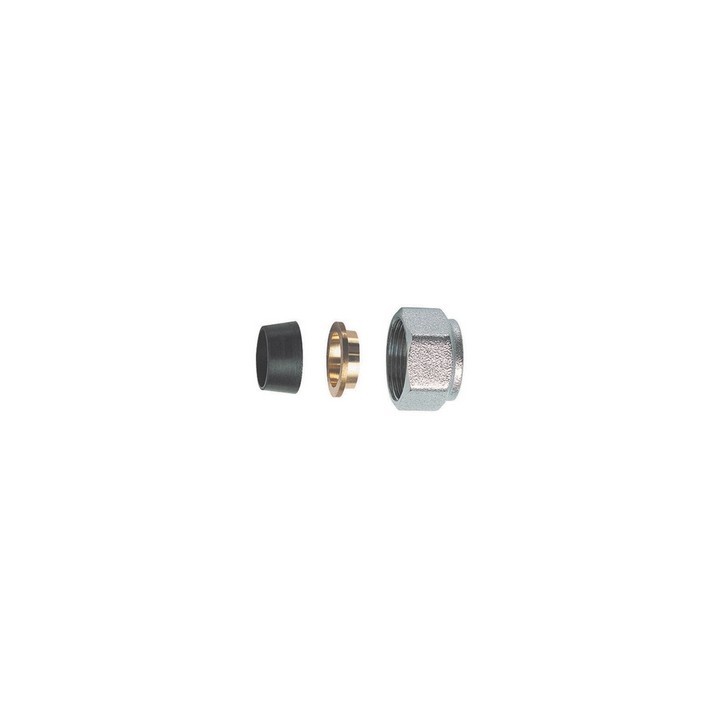 KIT DI TENUTA IN GOMMA A COMPRESSIONE PER TUBO RAME IN 3 PZ (FAR) Diam. 16