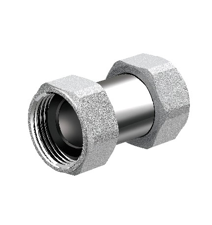 RACCORDO ALLUNGABILE CROMATO CON ESTENSIONE 35-50MM 3/4"