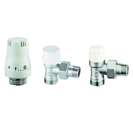 KIT TERMOSTATICO A SQUADRA ECO 3/8"
