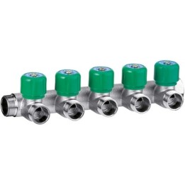 COLLETTORE 5 DERIVAZIONI REGOLABILI 3/4"