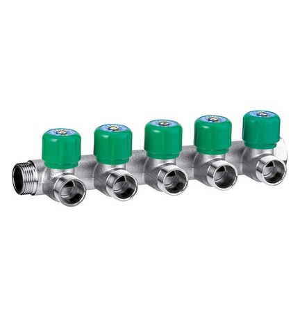 COLLETTORE 5 DERIVAZIONI REGOLABILI 3/4"