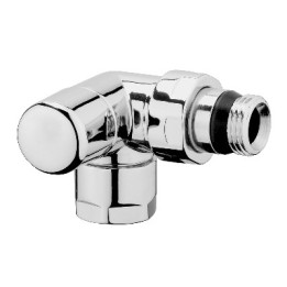 DETENTORE D'ARREDO AD ANGOLO DX CROMO-LUCIDO 1/2"