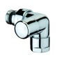 DETENTORE D'ARREDO AD ANGOLO SX CROMO-LUCIDO 1/2"