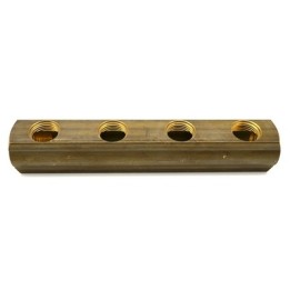 COLLETTORE DA BARRA FF 3/4 Giallo 4 Vie