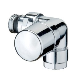 VALVOLA D'ARREDO AD ANGOLO SX TERMOSTATIZZABILE CROMO-LUCIDO 3/8"