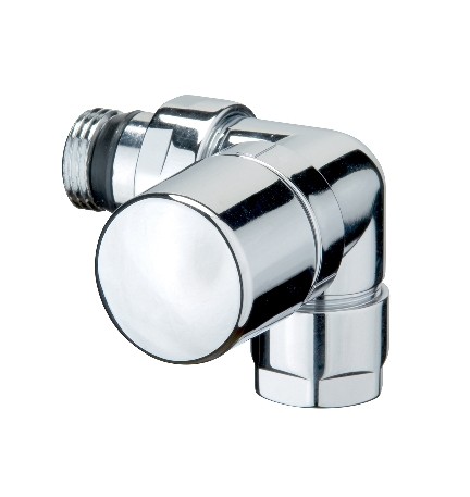 VALVOLA D'ARREDO AD ANGOLO SX TERMOSTATIZZABILE CROMO-LUCIDO 1/2"