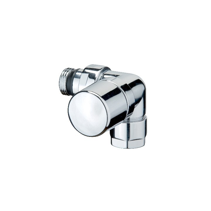 VALVOLA D'ARREDO AD ANGOLO SX TERMOSTATIZZABILE CROMO-LUCIDO 1/2"