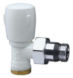 VALVOLA A SQUADRA BIANCA 1/2