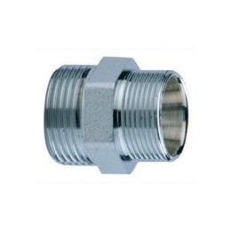 NIPPLE MASCHIO CROMO 1/2"