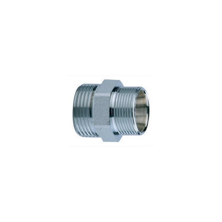 NIPPLE MASCHIO CROMO 3/4"