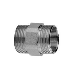 RACCORDO DOPPIO CROMO 1/2"