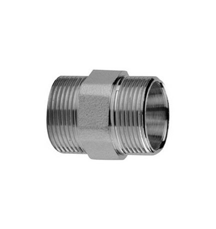 RACCORDO DOPPIO CROMO 1/2"