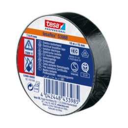 NASTRO ISOLANTE CERTIFICATO NERO 10MTX15MM