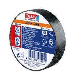 NASTRO ISOLANTE CERTIFICATO NERO 25MTX19MM