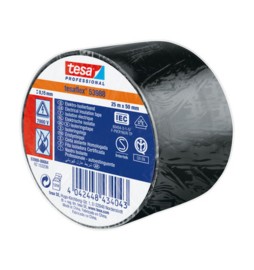 NASTRO ISOLANTE CERTIFICATO NERO 25MTX50MM