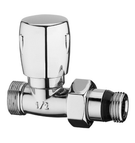 VALVOLA D'ARREDO DIRITTA CROMO 3/8"