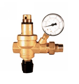 GRUPPO ALIMENTAZIONE PESANTE CON MANOMETRO 1/2"